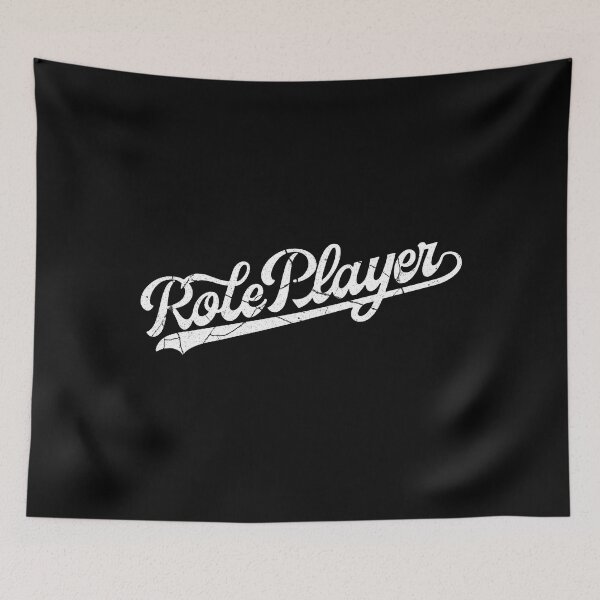 Item preview, Roleplayer Baseball Style (on dark) designed and sold by geekyT.