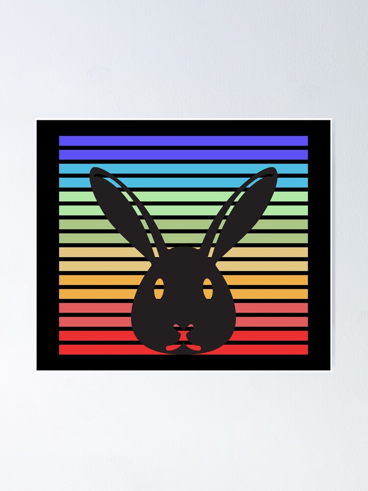 Bad Bunny in Sad Heart Baseball Jersey Poster for Sale by OmoYolo