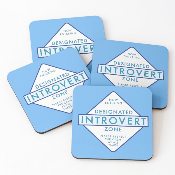 Item preview, Introvert Zone Sign designed and sold by Julia Marshall Felix.