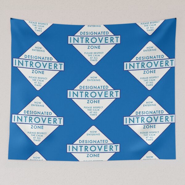 Item preview, Introvert Zone Sign designed and sold by Julia Marshall Felix.