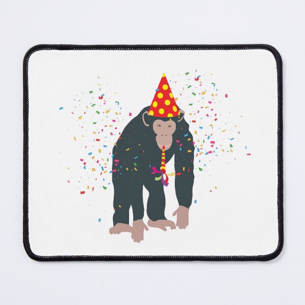 Item preview, Monkey Chimpanzee Partying Animals Having a Party designed and sold by idovedesign.