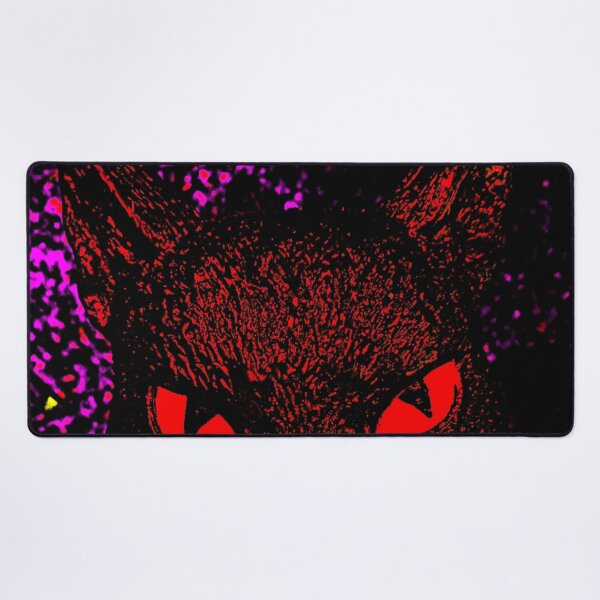 Item preview, Red eye scary cat by Iritof designed and sold by iritof.