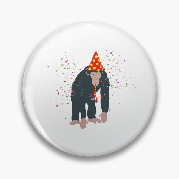 Item preview, Monkey Chimpanzee Partying Animals Having a Party  designed and sold by idovedesign.