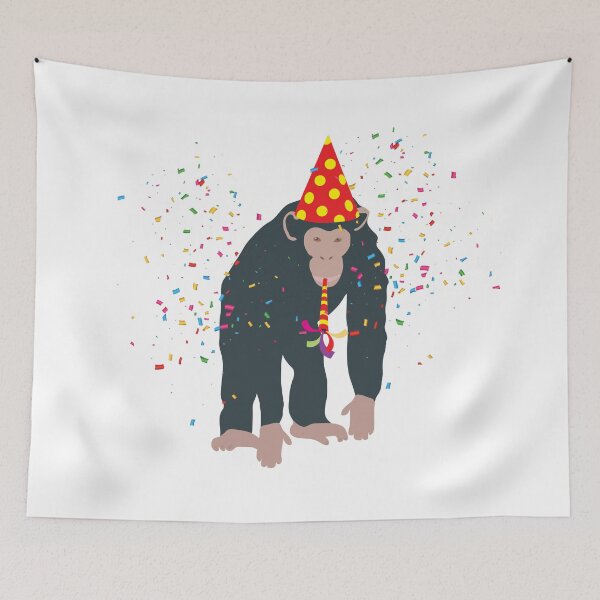 Item preview, Monkey Chimpanzee Partying Animals Having a Party  designed and sold by idovedesign.