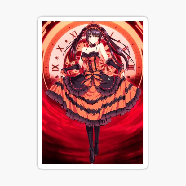 Date A Live Kurumi Tokisaki Anime Car Window Decal Sticker 009