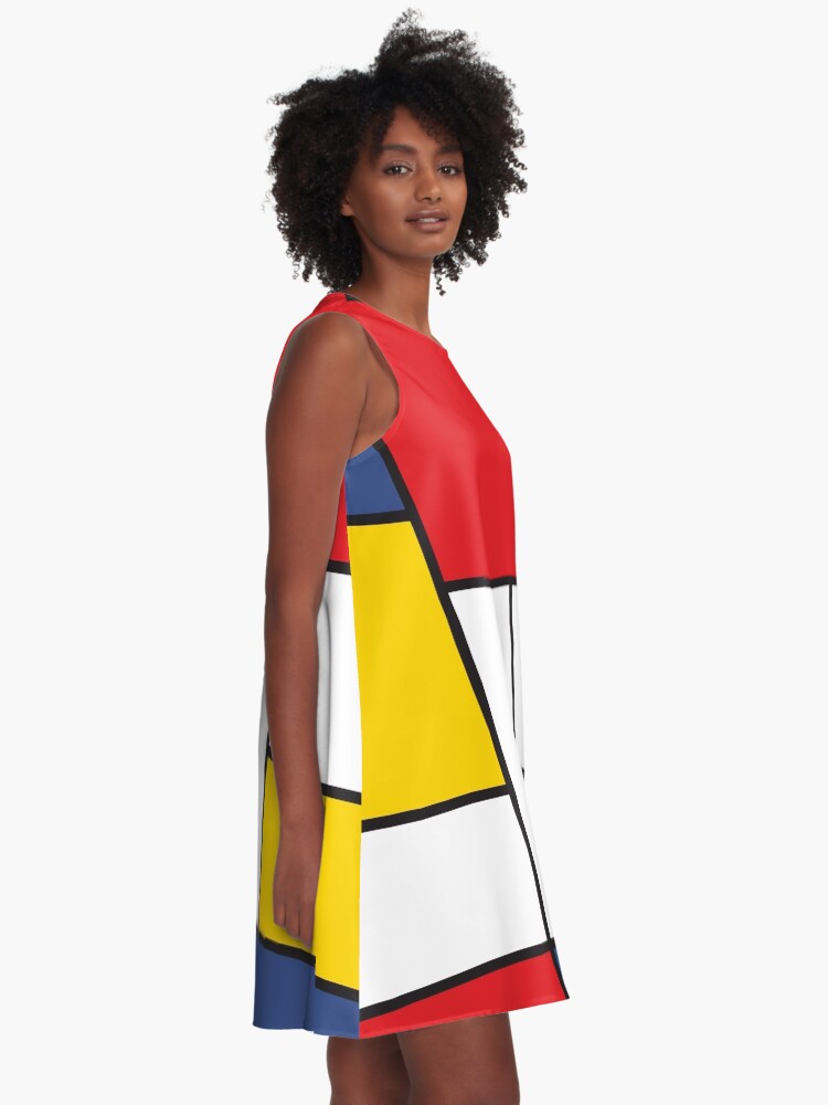 Alternate view of In the Style of Mondrian A-Line Dress