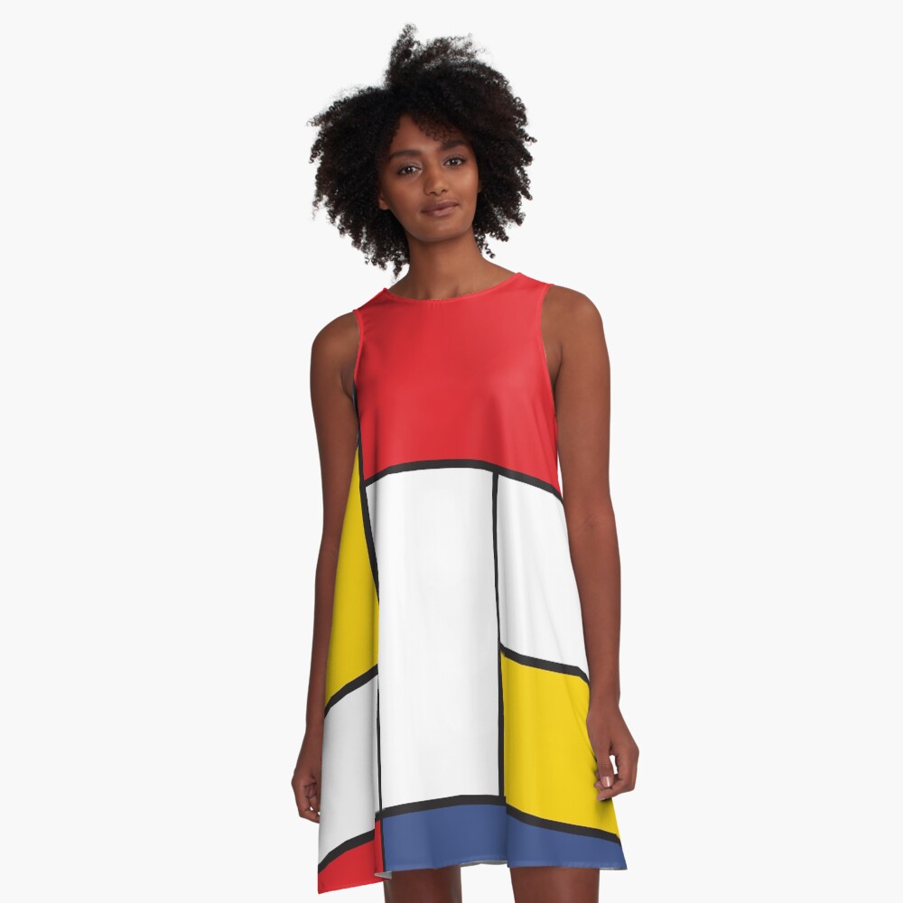In the Style of Mondrian A-Line Dress