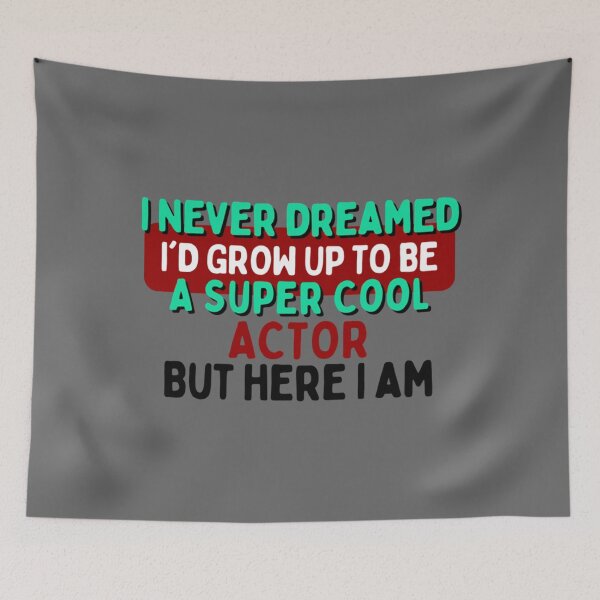 Item preview, A Super Cool Actor designed and sold by DevonHand.