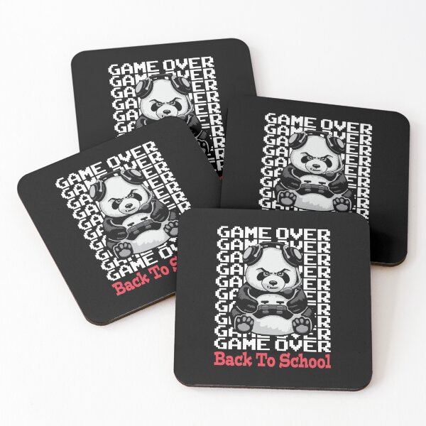 Item preview, Game Over Back To School Funny Panda Bear Gamer Controller designed and sold by GrandeDuc.