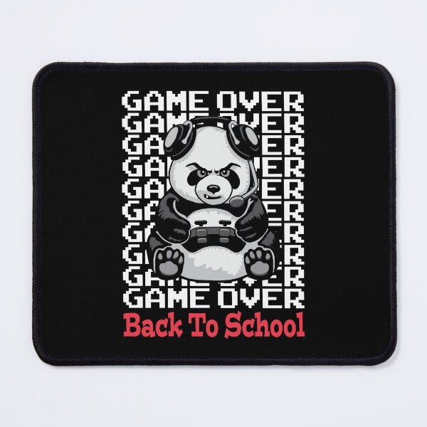 Item preview, Game Over Back To School Funny Panda Bear Gamer Controller designed and sold by GrandeDuc.