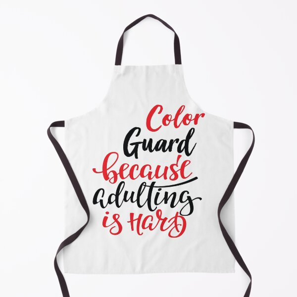 Item preview, Color Guard Because Adulting Is Hard designed and sold by WordsGamersUse.