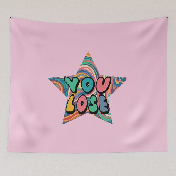 Item preview, YOU LOSE Hippie Psychedelic Star designed and sold by everything4eva.