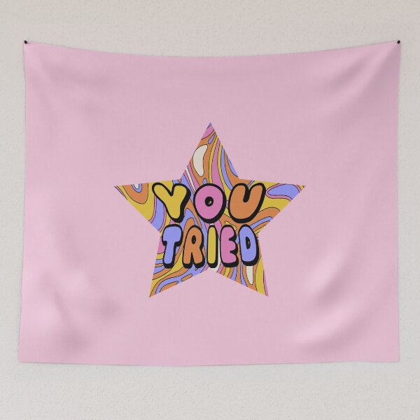Item preview, YOU TRIED Hippie Psychedelic Star designed and sold by everything4eva.
