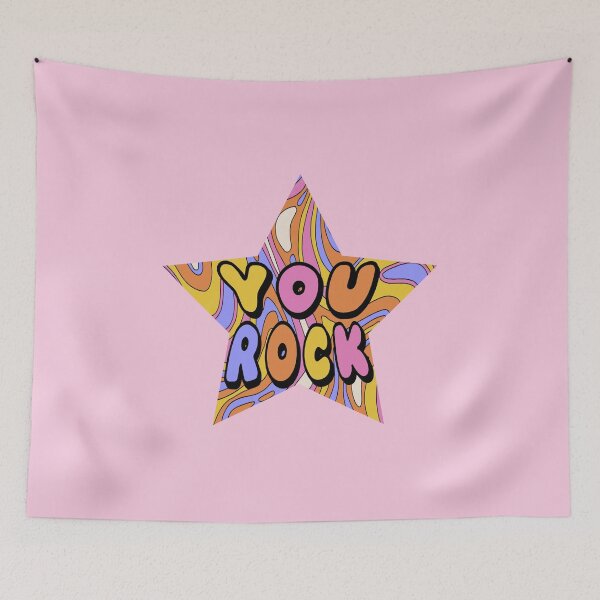 Item preview, YOU ROCK Hippie Psychedelic Star designed and sold by everything4eva.