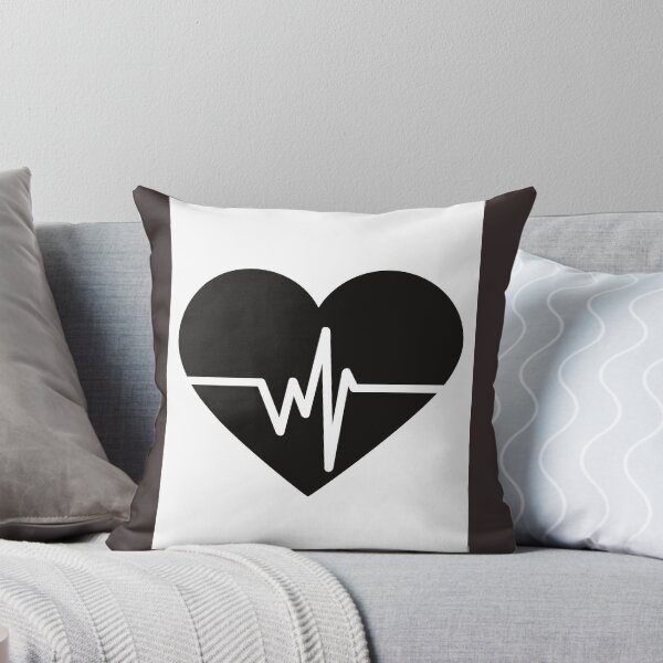 Item preview, Black heart beat sticker  designed and sold by CartRex.