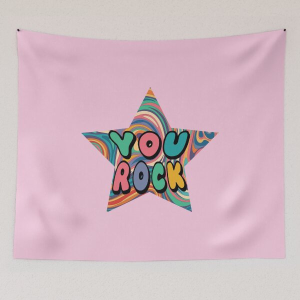 Item preview, YOU ROCK Hippie Psychedelic Star designed and sold by everything4eva.