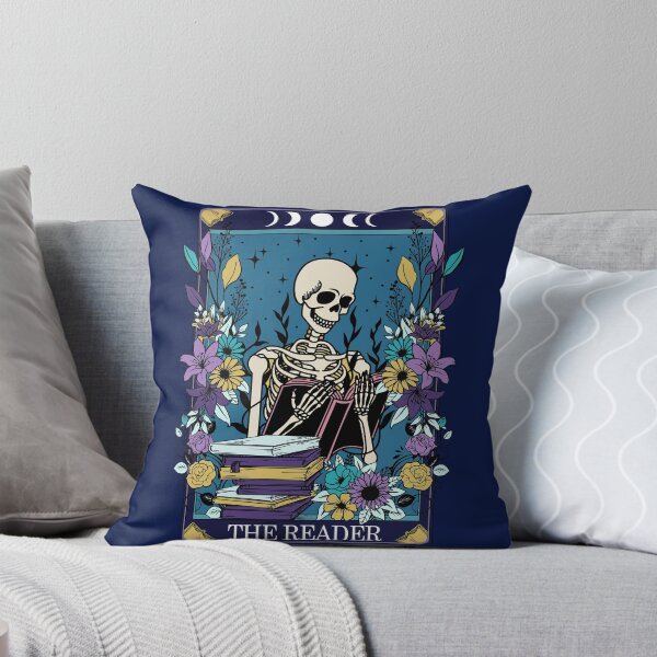 Item preview, Funny tarot card with skeleton - the Reader designed and sold by JuliaPop.