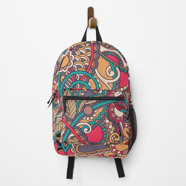 Item preview, Colorful Paisley Floral Ornament  designed and sold by k9printart.