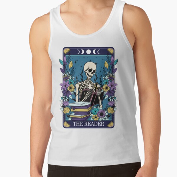 Item preview, Funny tarot card with skeleton - the Reader designed and sold by JuliaPop.