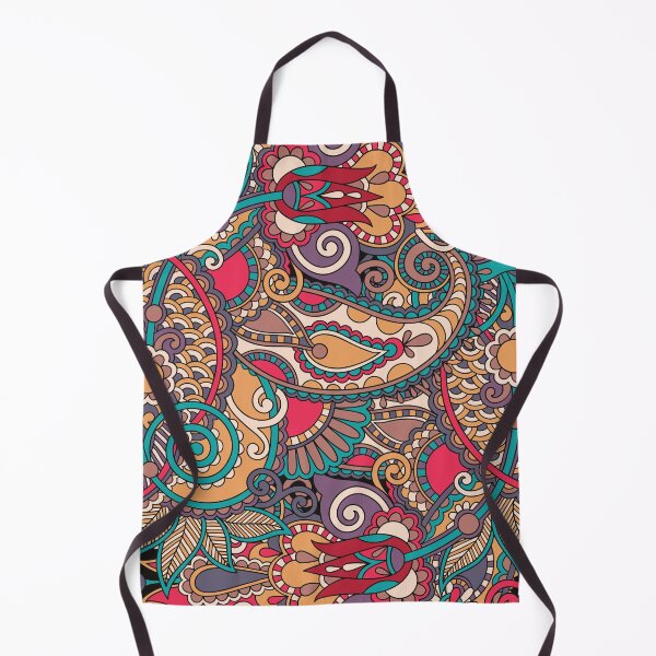 Item preview, Colorful Paisley Floral Ornament designed and sold by k9printart.