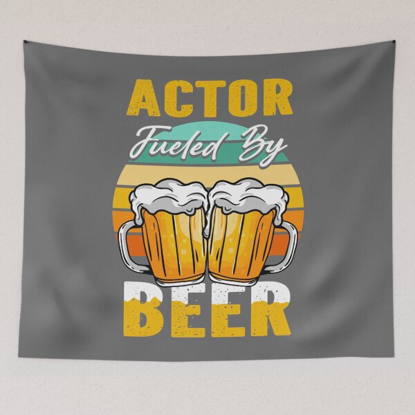 Item preview, Actor Fueled By Beer - Funny Beer Lover Actor Gift designed and sold by AdamReichel.