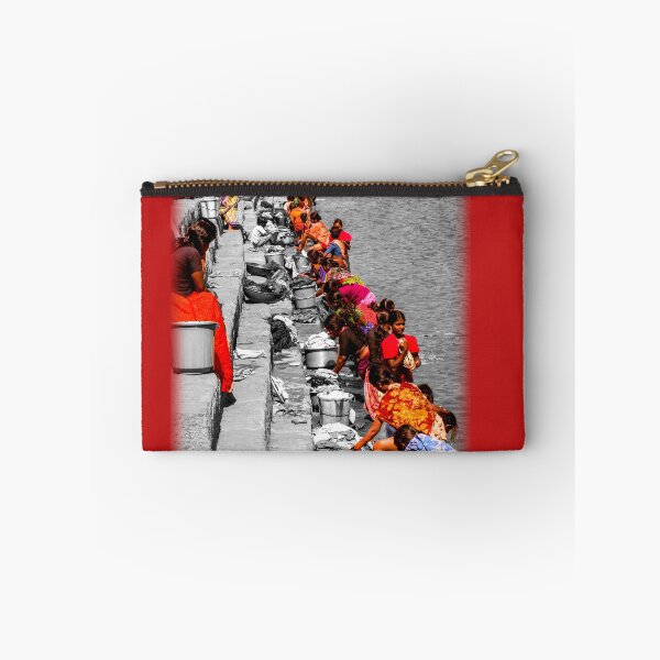 Item preview, Washing clothes at the ghat designed and sold by indiafrankk.