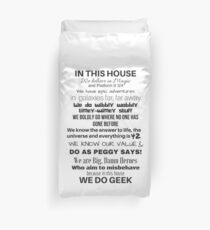 In diesem Haus ... Wir machen Geek Bettbezug