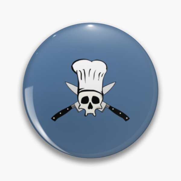 Item preview, Chef skull with knife Anthony Bourdain    designed and sold by HSColorpress.