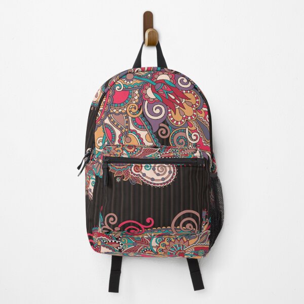 Item preview, Colorful Paisley Floral Ornament designed and sold by k9printart.
