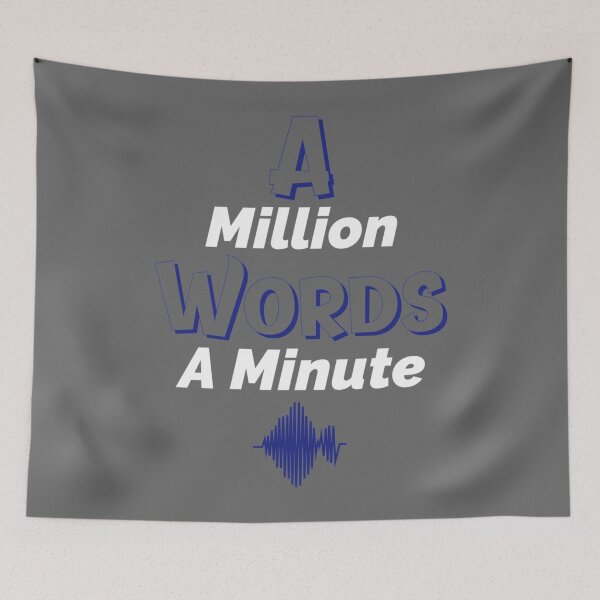 Item preview, A Million Words A Minute designed and sold by AlbaMante.