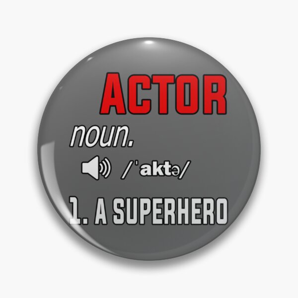 Item preview, Actor Funny Definition superhero designed and sold by AdamReichel.