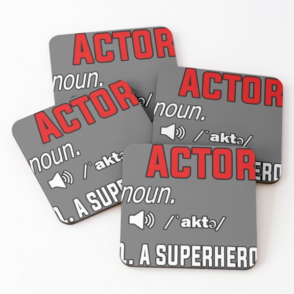 Item preview, Actor Funny Definition superhero designed and sold by AdamReichel.