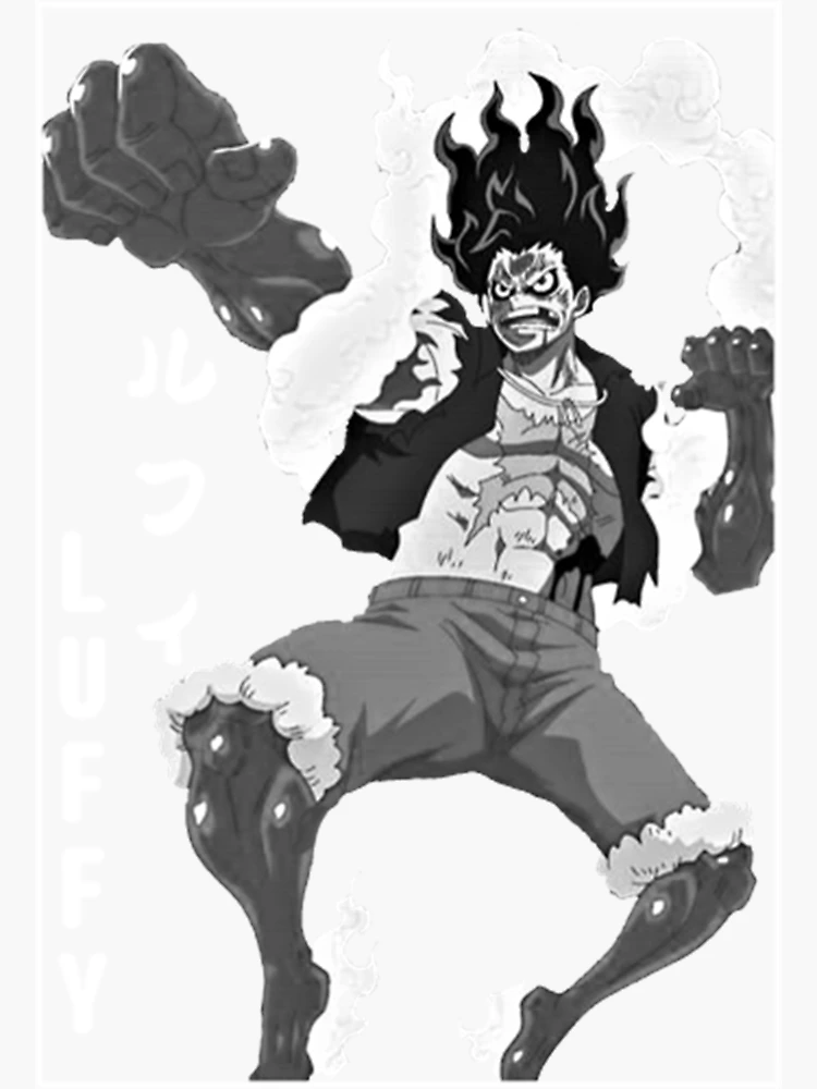 T-Shirt One Piece Luffy Gear Fourth Snake Man OMN1111
