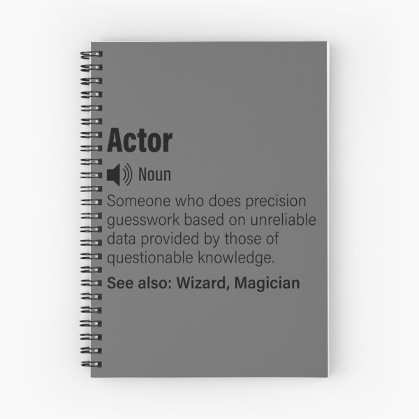Item preview, Actor funny definition, Actor funny saying designed and sold by AdamReichel.