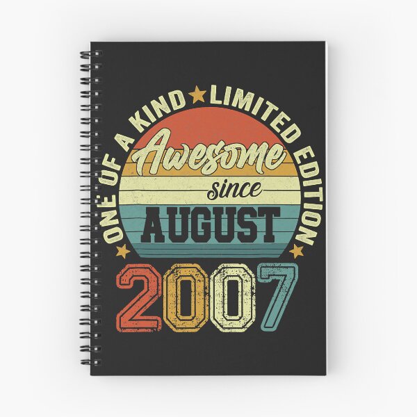Item preview, One Of A Kind Limited Edition Awesome Since August 2007 15th Birthday designed and sold by HarveyHF.