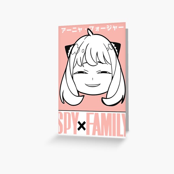 Anime Poster Spy X Family Anya Meme Retro Kraft Paper Prints