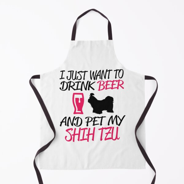 Item preview, BEER - JUST I WANT TO DRINK BEER AND PET MY SHIH designed and sold by DanielZozo.
