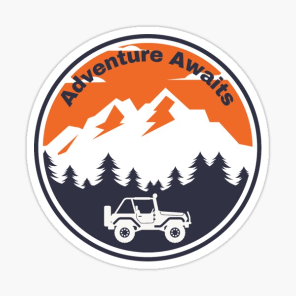 Jeep Adventure Awaits Sticker