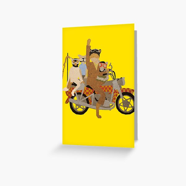 Fantastic Mr Motorcycle Greeting Card