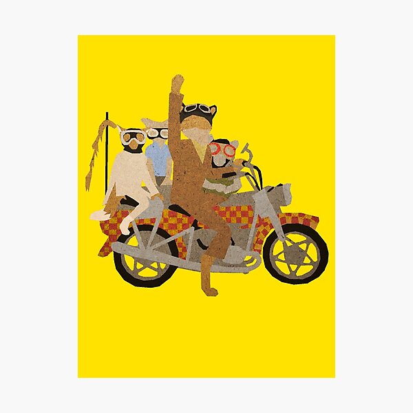 Fantastic Mr Motorcycle Photographic Print