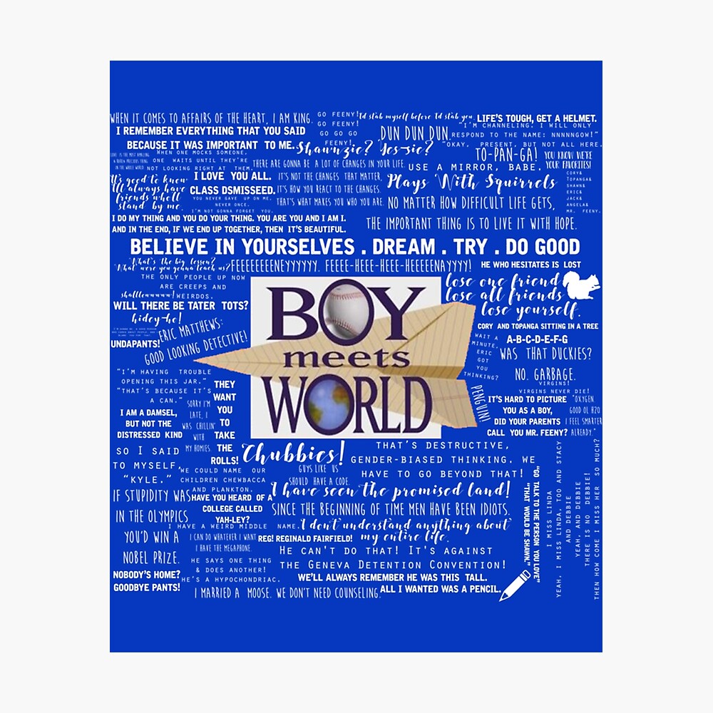 Boy Meets World Memorable Quotes   Poster