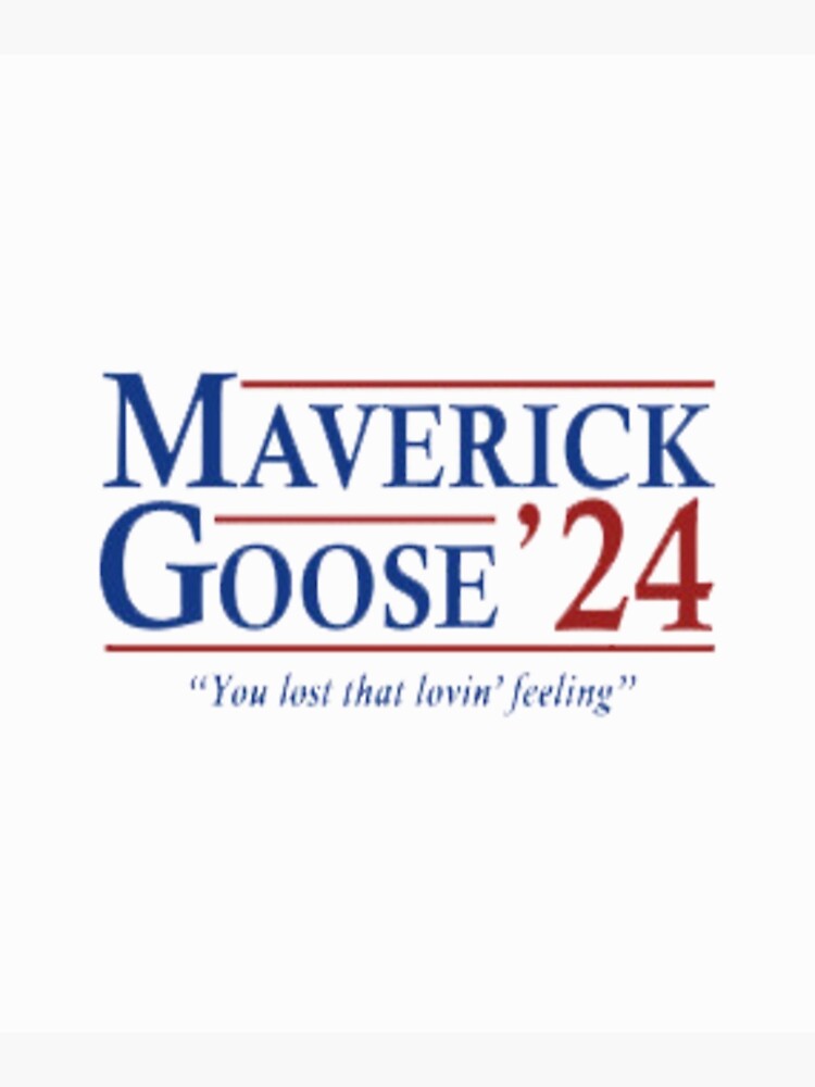 "Maverick and Goose 2024 Election Top Gun" Poster for Sale by