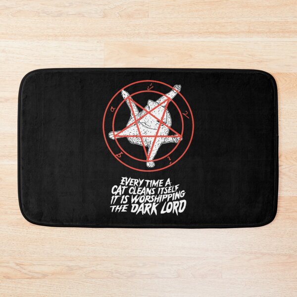 Item preview, everytime a cat cleans itself it is worshipping th designed and sold by DanielGanacho.