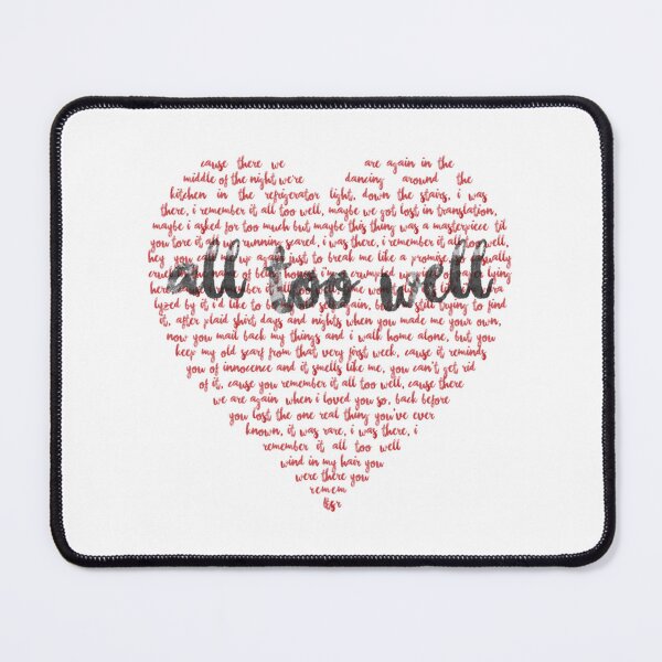 Item preview, All Too Well                       designed and sold by AivyCustom.