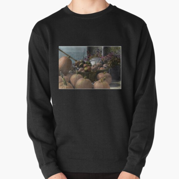Longview Farm Pumpkins and Flowers Pullover Sweatshirt