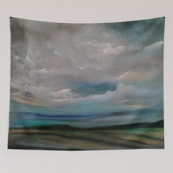 Item preview, Oil painting Stormy painted on canvas designed and sold by Anke Franikowski.