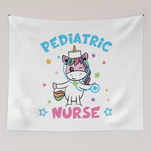 Item preview, Pediatric Nurse - Unicorn Stethoscope Future Nurse Nursing School Medical Staff designed and sold by Designer-Girl.