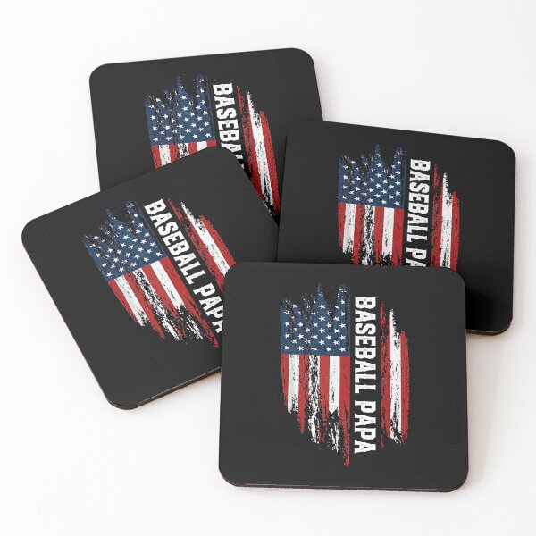 Item preview, Baseball Papa American Flag Grandpa Grandson Father's Day designed and sold by MichelSorour.