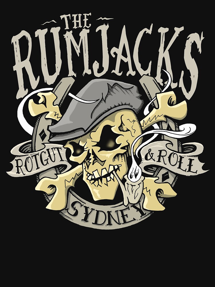 "THE RUMJACKS BAND" Tshirt for Sale by darnydarr Redbubble the