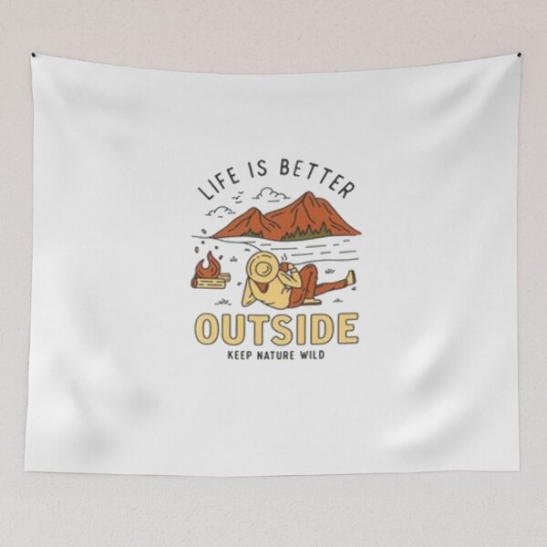 Item preview, Life is better outside keep nature wild designed and sold by MaryMaster.